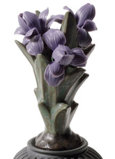 Iris Flowers Pot For Warrior Boy Figurine